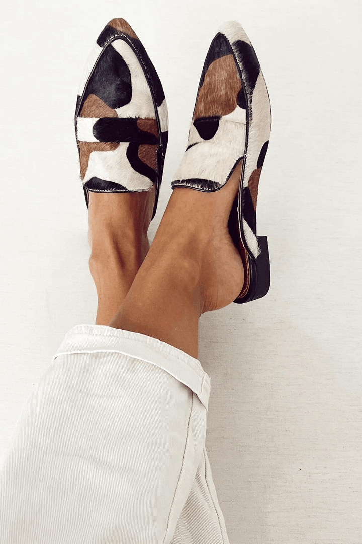 Britney - Loafer With Abstract Pattern