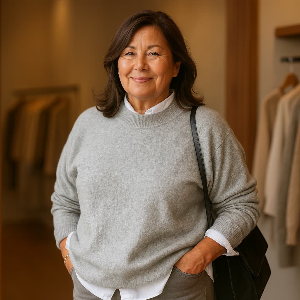 MARINA | RELAXED CLASSIC CREWNECK SWEATER