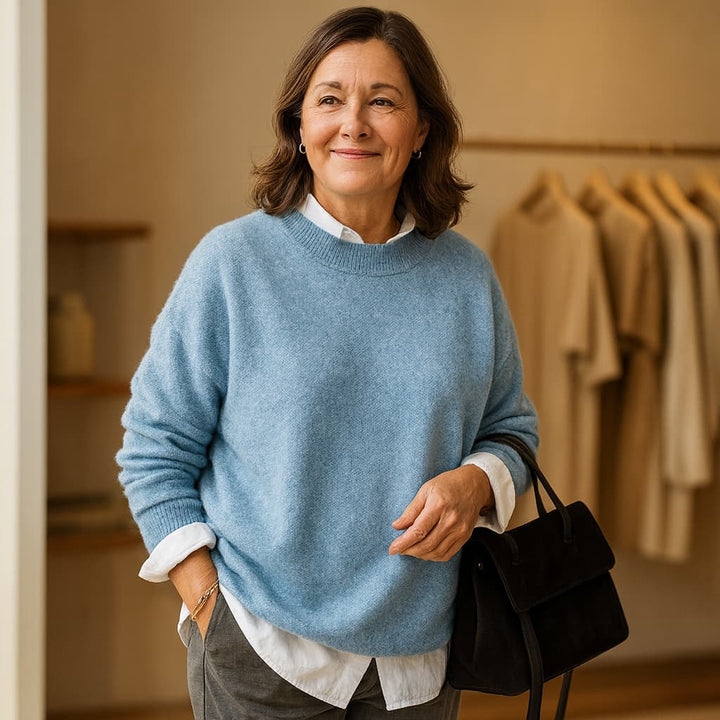 MARINA | RELAXED CLASSIC CREWNECK SWEATER
