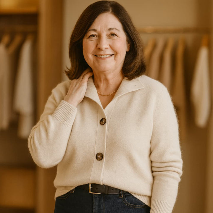 AURORA | CLASSIC BUTTONED CARDIGAN