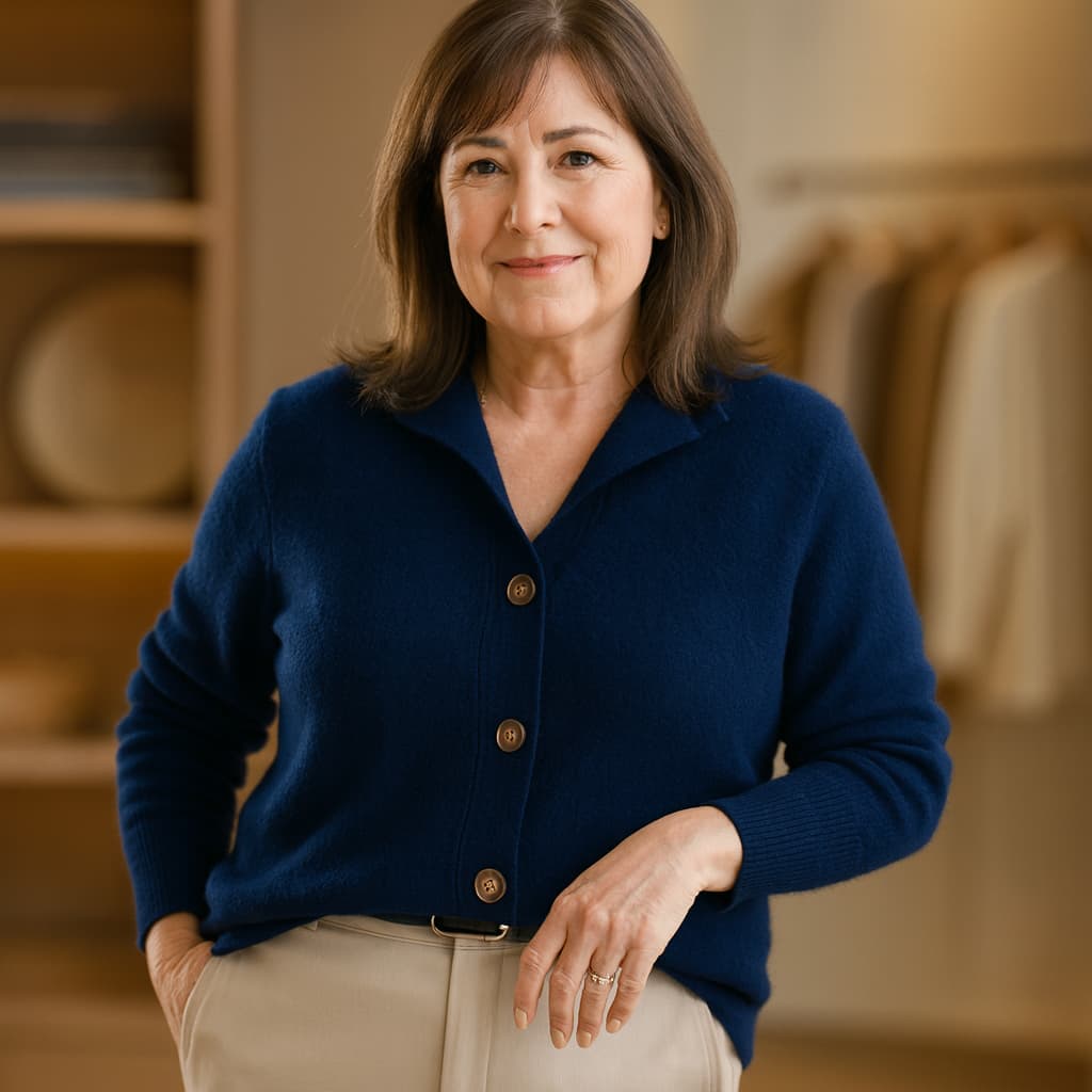 AURORA | CLASSIC BUTTONED CARDIGAN