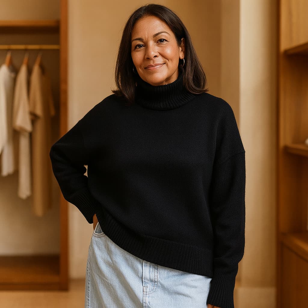 ELENA | TIMELESS ROLL-NECK SWEATER