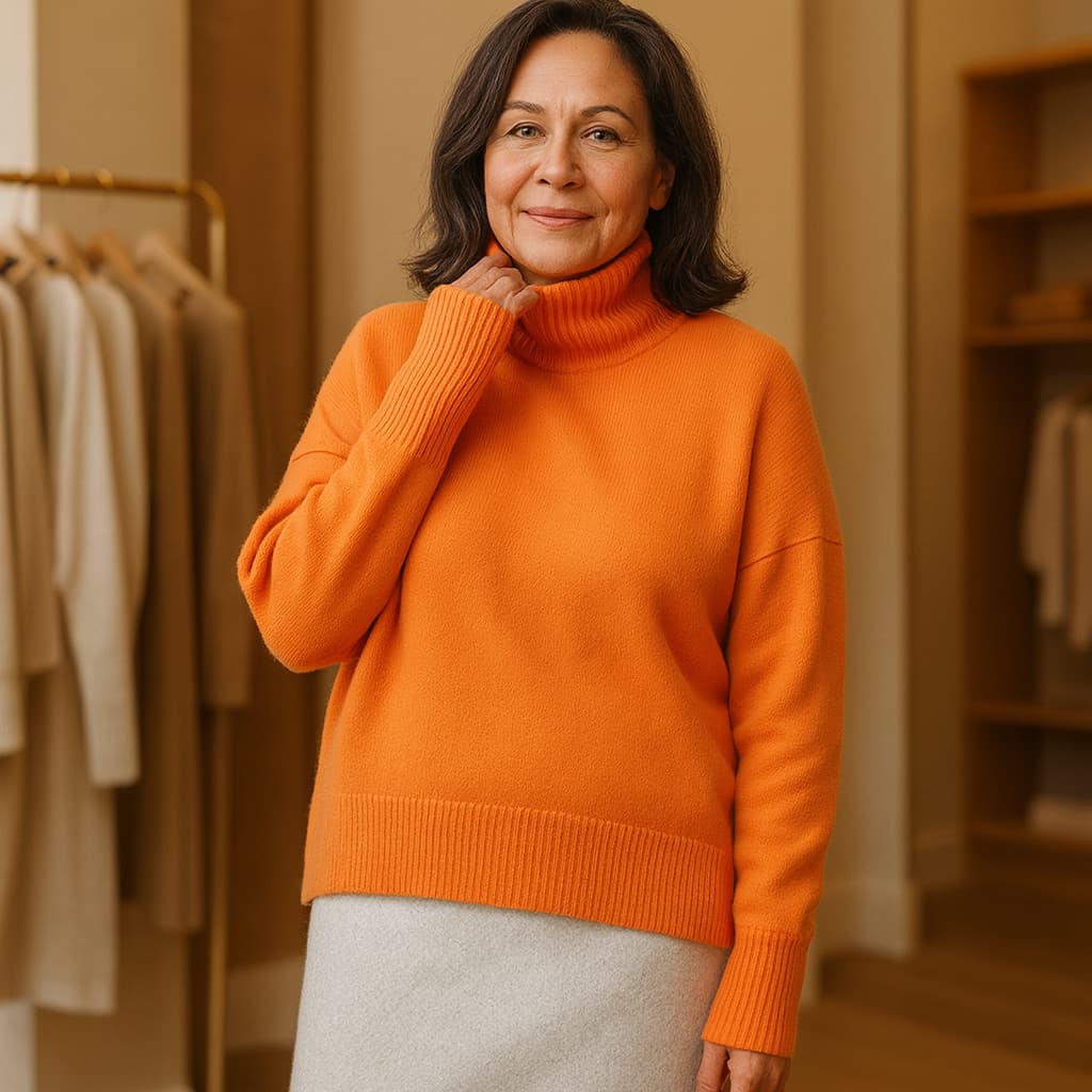 ELENA | TIMELESS ROLL-NECK SWEATER