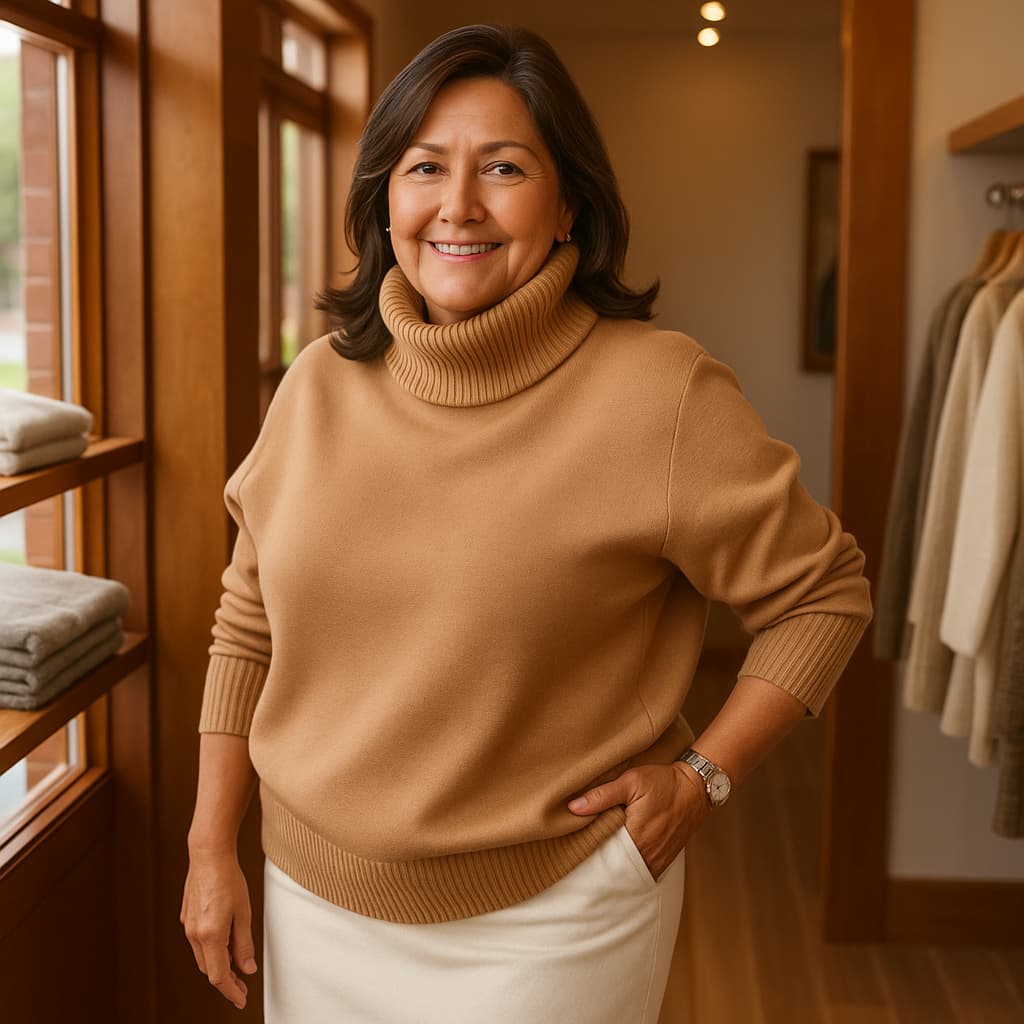 ELENA | TIMELESS ROLL-NECK SWEATER