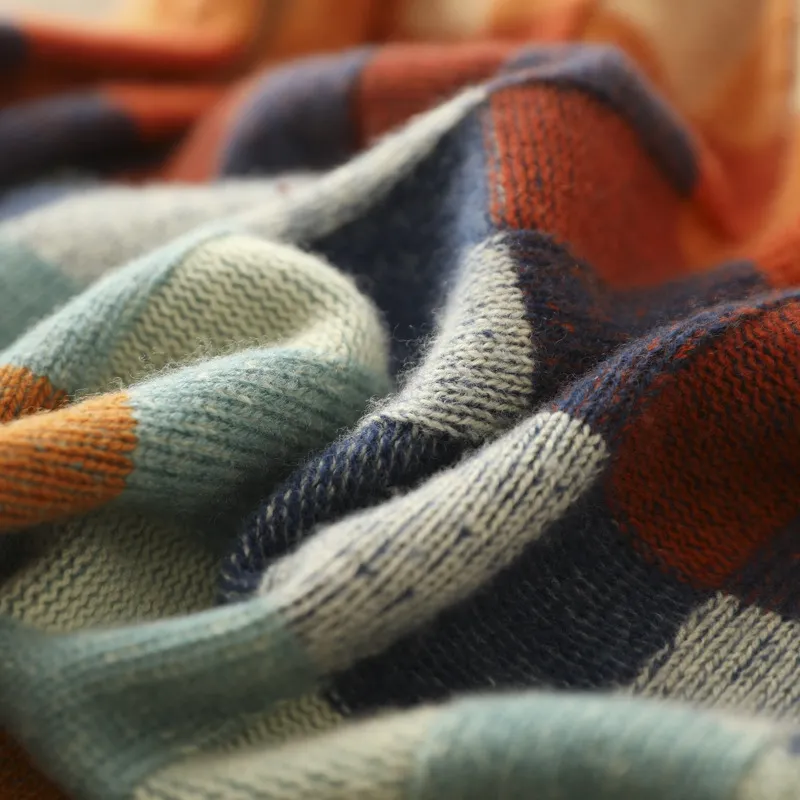 TERESA | COLORBLOCK CHECKED SWEATER