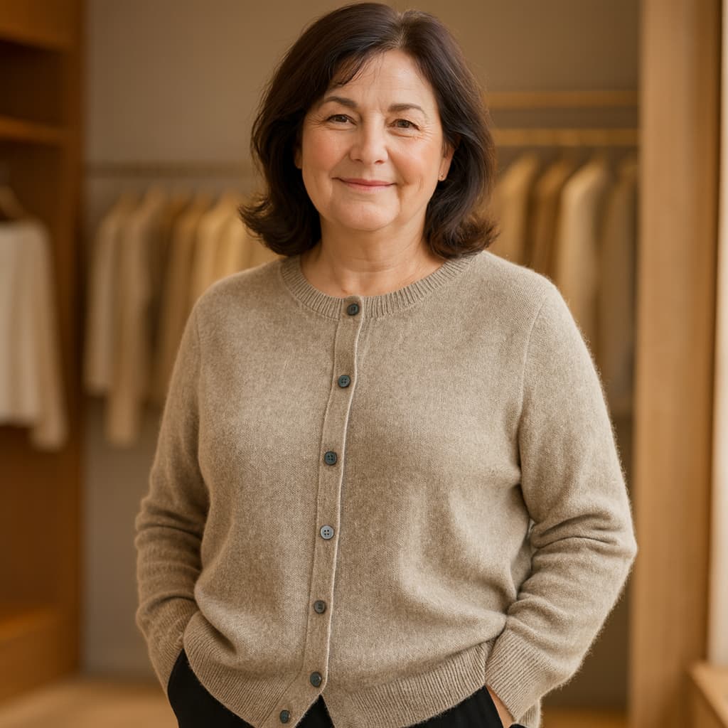 BEATRIZ | CLASSIC BUTTON-UP CARDIGAN