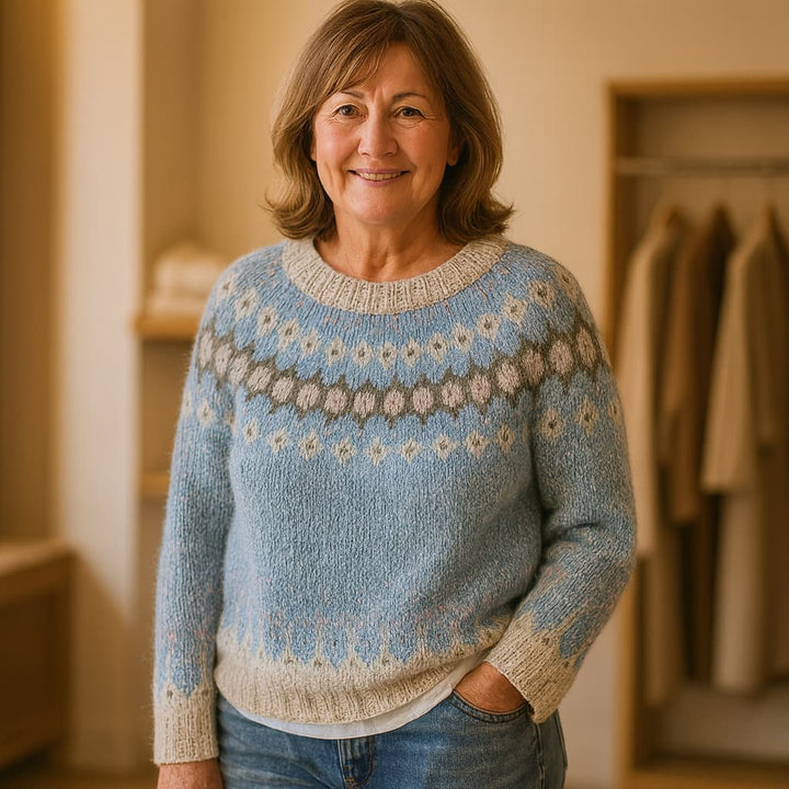 HELENA | NORDIC FAIR-ISLE SWEATER