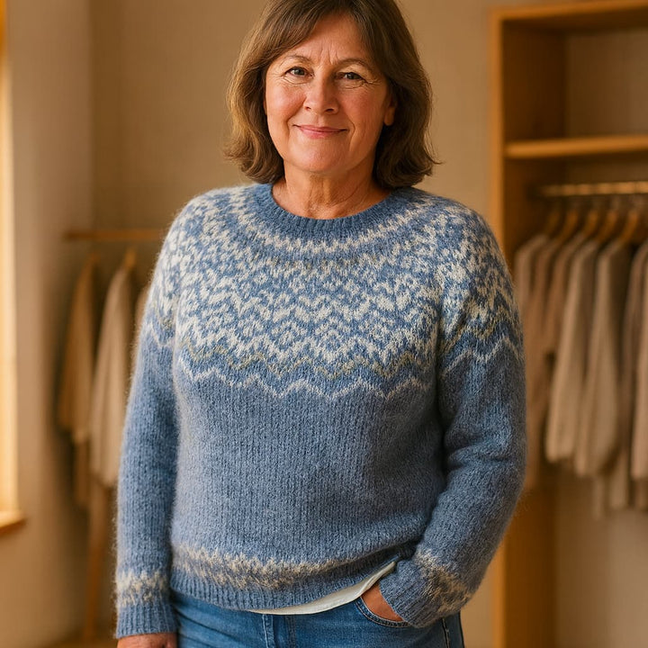 HELENA | NORDIC FAIR-ISLE SWEATER