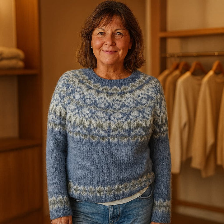 HELENA | NORDIC FAIR-ISLE SWEATER