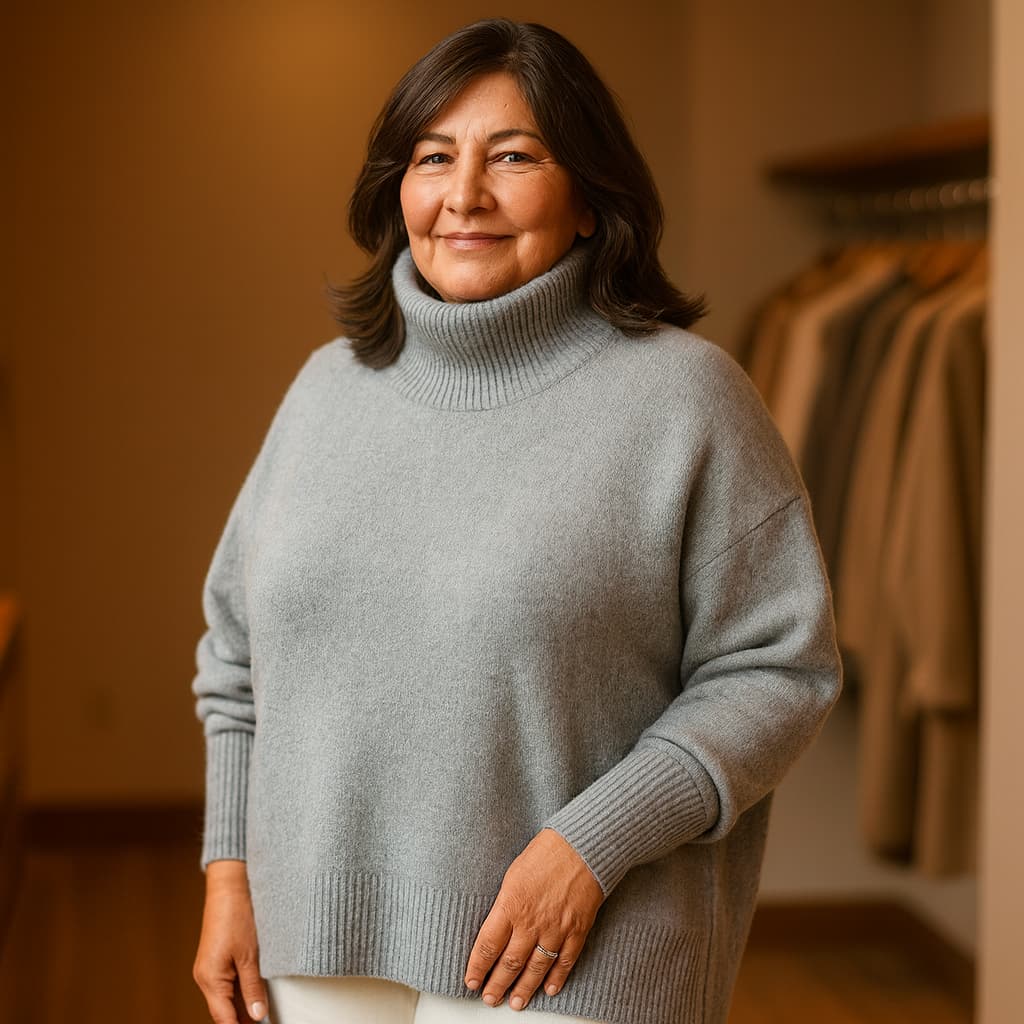 ELENA | TIMELESS ROLL-NECK SWEATER