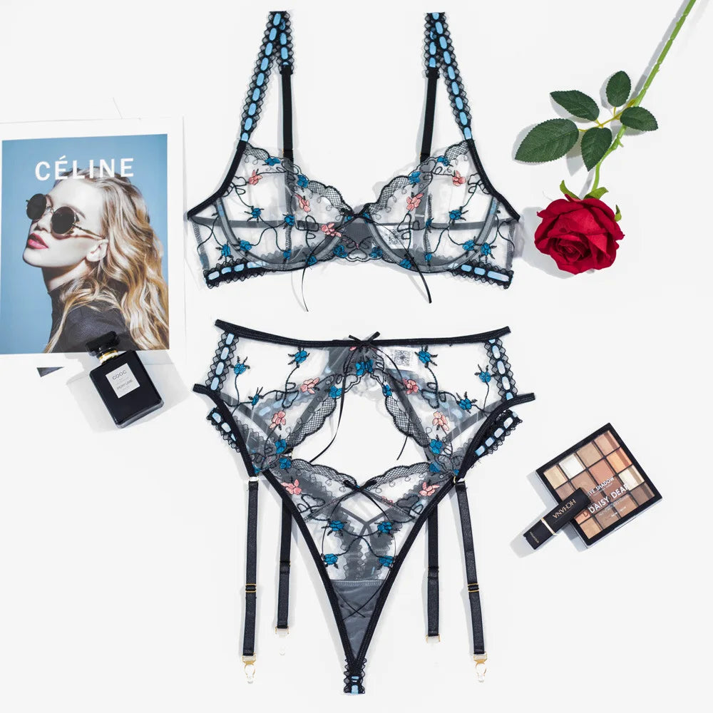 Stella | 3-Piece Lingerie Set